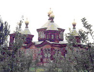 Karakol city. Kyrgyzstan