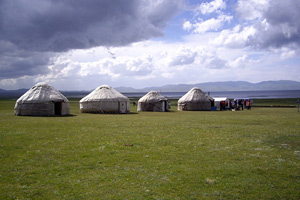 Yurts in Kyrgyzstan